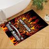 Harley-davidson Personalized Name Floor Rug Office Rug Design for Foyer Kitchen Playrooms Game Room Anti-slip Rug Office home decor Gift for Festivals