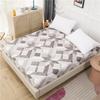 Printed Waterproof Bed Mattress Protector Anti-mite Bed Mattress Topper Breathable Soft Bed Cover No Pillowcase
