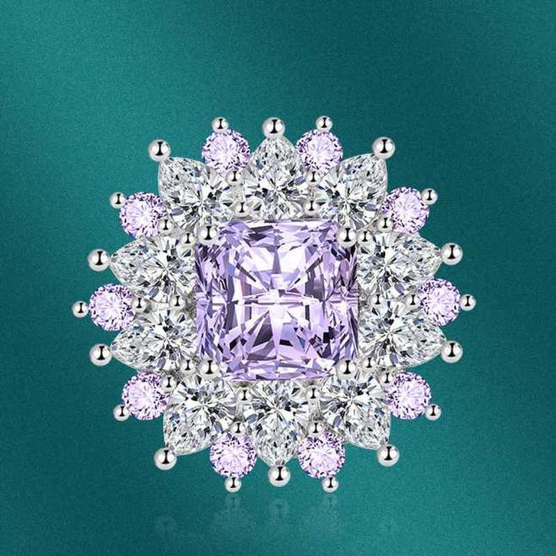 Sace Gems Классическое кольцо из медного сплава с цирконом, женские ювелирные изделия, свадебный подарок для вечеринки