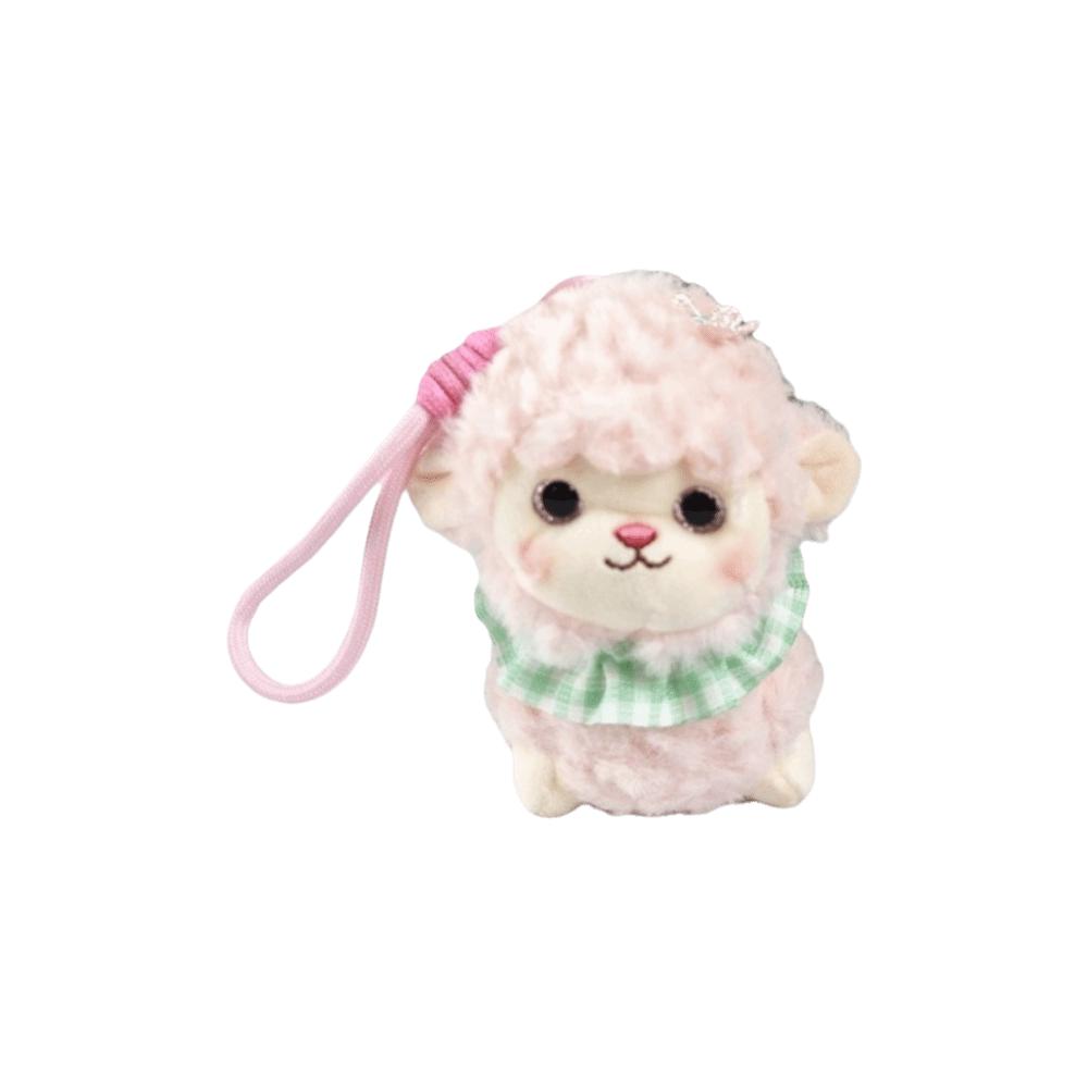 Lamb New Year Sheep Plush Doll Ornaments Fluffy Lamb Pendant Sheep Plush Keychain Bedroom Decor