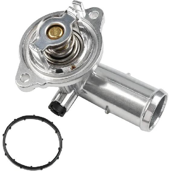 For Jeep Wrangler JK 2018 Grand Cherokee 2011-2020 Dodge Durango 2011-2015 Coolant Aluminum Thermostat Housing 5184651AG