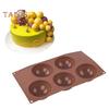 Форма для мыла, термостойкая многофункциональная силиконовая форма для шоколада с полусферическим дизайном для отеля