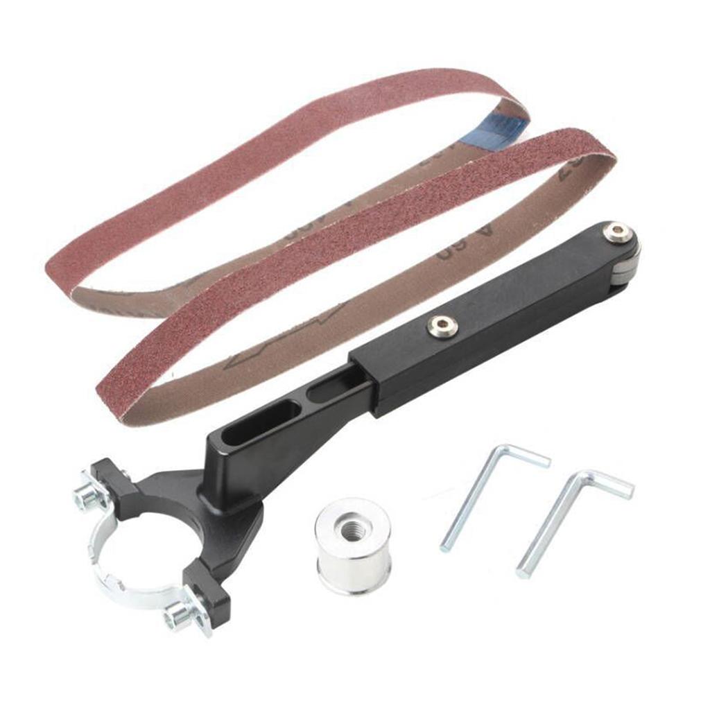 Grinder to Sander Attachment, Angle Grinder to Belt Sander Converter Kit, Woodworking Sander Conversion Kit for 100 125