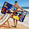 GrendizerUFO Print Beach Towel, Large Soft Quick Dry Towel for Beach Camping Swimming