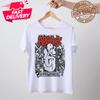 Футболка с принтом Born Backwards Assuck Band Классическая Белая Унисекс S-5XL 1J0350 Унисекс Футболка