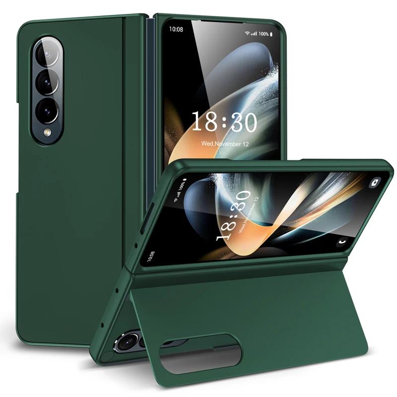 Чехол для Samsung Galaxy Z Fold 4 5 6 7, Ultimate Touch Feeling, PC-подставка, складной, противоударный, полнозащитный чехол для Z Fold4 5