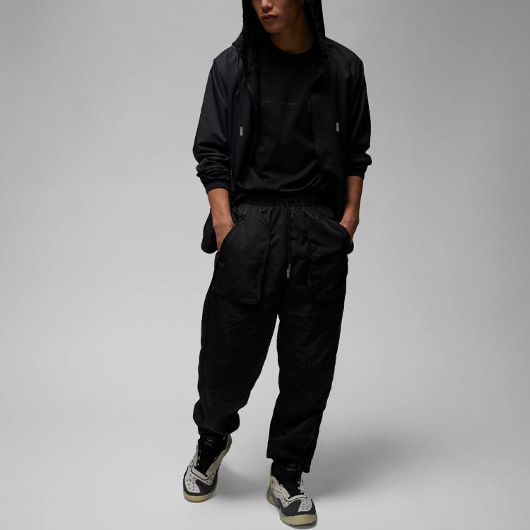 Новые вязаные спортивные штаны Jordan мужские черные DX9646-010