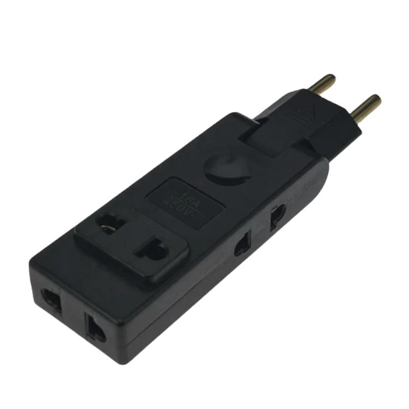 4 In 1 Wall Outlet Extension Eu Electrical Socket 180 Degree Plug Adapter Travel Aadapter Portable Power Converter