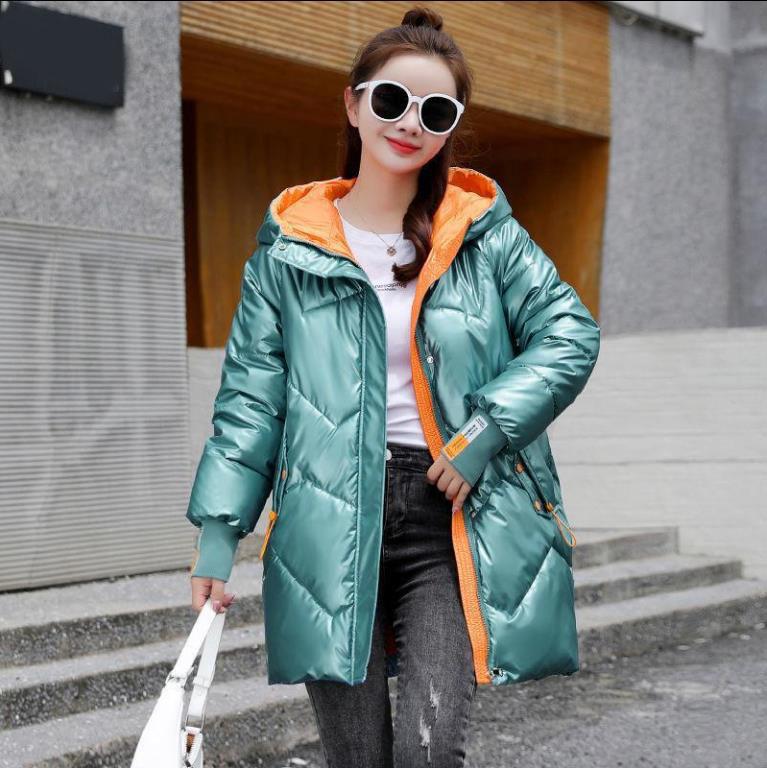 Зимняя женская куртка, пуховики, пальто, теплая стеганая хлопковая куртка для женщин с капюшоном, утепленная верхняя одежда