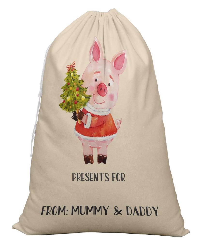 Printtoo 2 шт. Подарочный мешок Санты для детей, рождественские подарки, рождественский мешок, персонализированные сумки, большие 27x20 дюймов