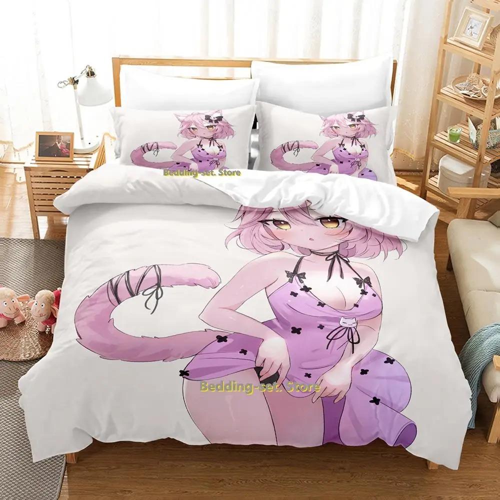 Распродажа Новый комплект постельного белья konsatoshi Single Twin Full Queen King Size Bed Set Aldult Kid Bedroom Duvetcover Sets Anime Bed Kawaii
