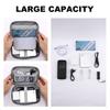 Portable Cable Digital Storage Bags Organizer USB Gadgets Wires Charger Power Battery Zipper Cosmetic Bag Case