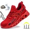 Fashion Safety Shoes For Women Men Indestructible Shoes Anti-Puncture Anti-Smash Work Shoes Lightweight Comfort Protective Shoes