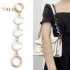 Extension Chain DIY Shoulder Bag Strap Replacement Extended Chain Hollow Moon Shape Polished Lightweight Purse Wallet Strap Extender