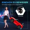 Electric Kids' Car, Mercedes, 3-5 km/h, Remote Control, Light & Music, Red