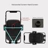 Windproof Air Outlet on-Board Bracket Metal Hook Fixed Support Navigation Holder 7-Inch Large Universal for All Phones