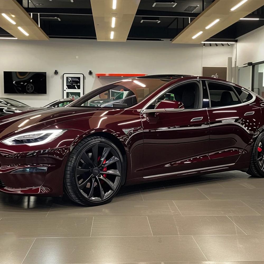 Металлическая краска Черная роза ПЭТ пленка для обертки Виниловая пленка Автомобильная пленка-наклейка Наклейка для тюнинга автомобиля Пленка для обклейки Наклейка для транспортного средства