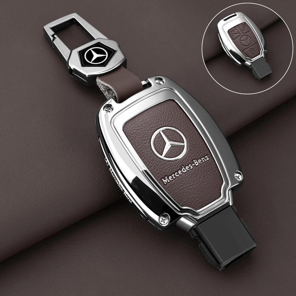 Car Key Case Fob Cover Holder Shell for Mercedes Benz A B C E GL S GLA GLK CLS Class AMG W204 W205 W212 W463 W176 Accessories HP3