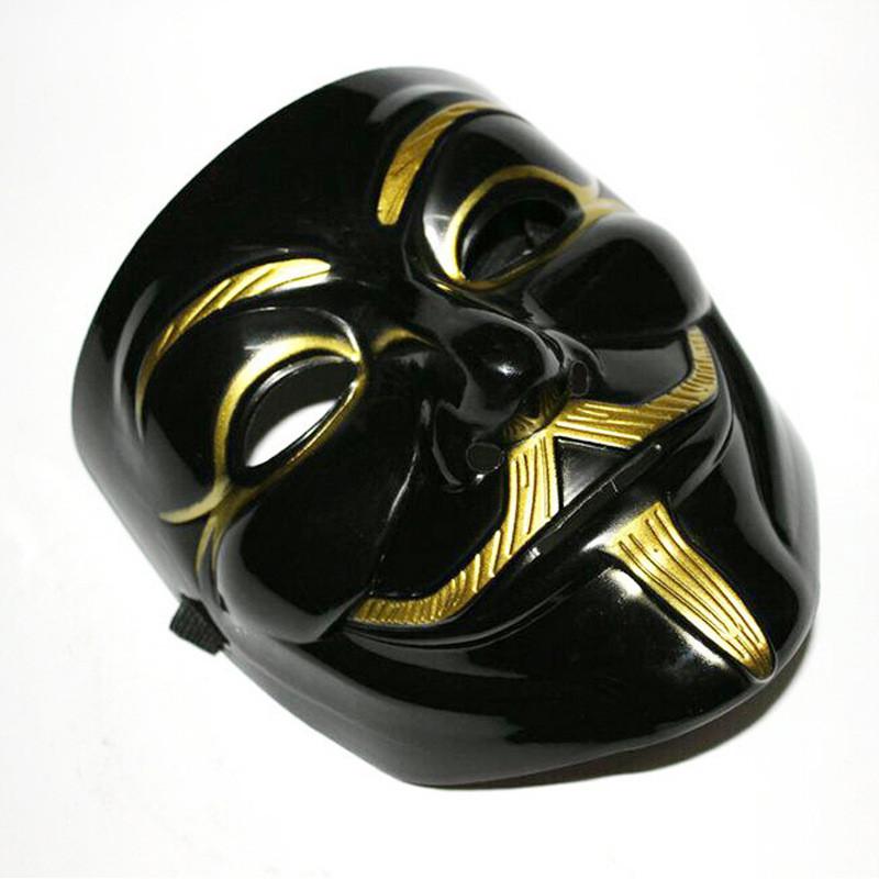 Модная маска Гая Фокса V значит Вендетта Аноним Хэллоуин Костюмы Косплей