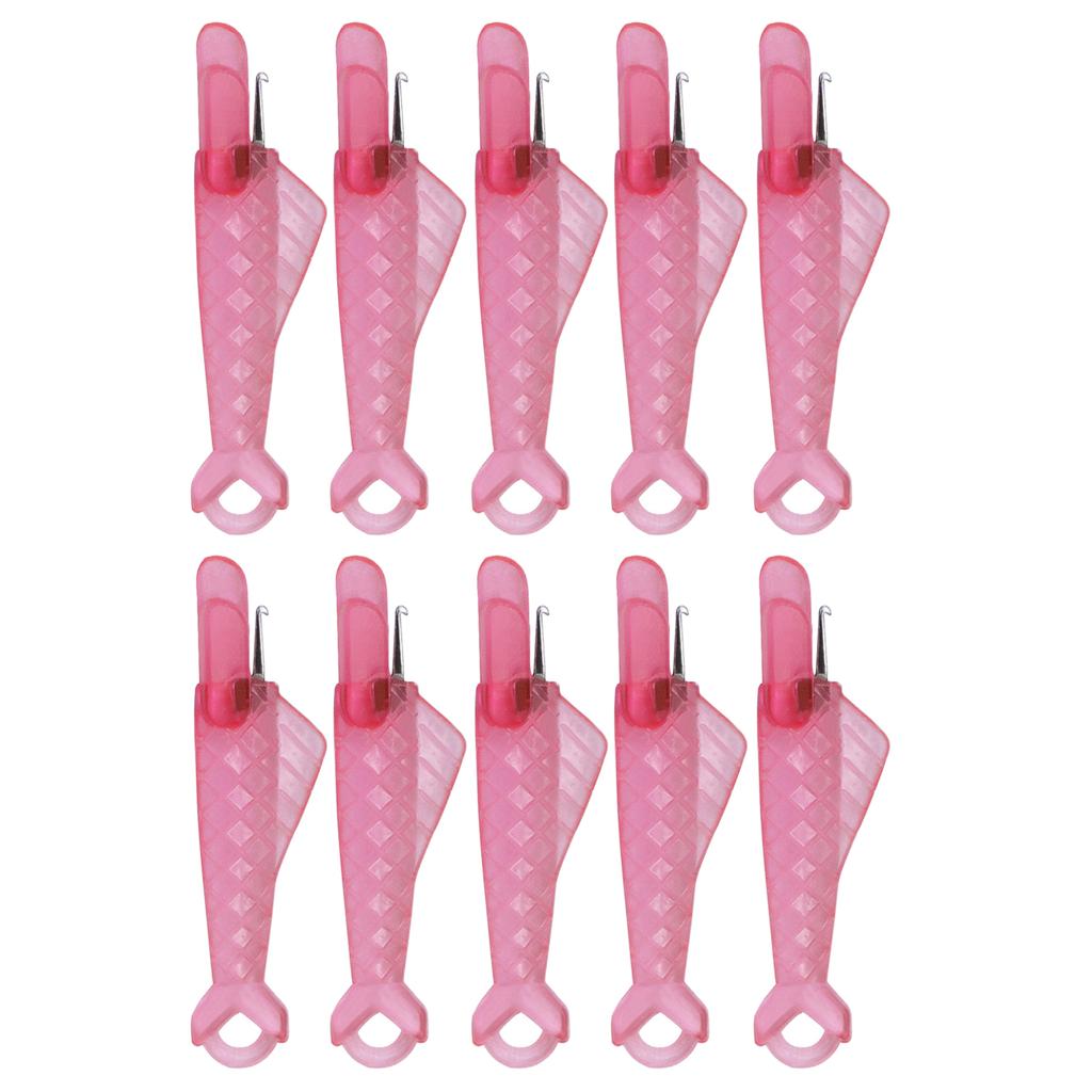 10 Pcs/Set Fish Mouth Sewing Machine Needle Threader Automatic Sewing Needle Threader Practical Needle Threader Tool