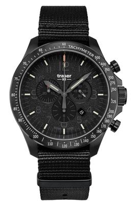 Tracer P67 Officer Pro Chrono 109465 Черные Мужские Часы Хронограф