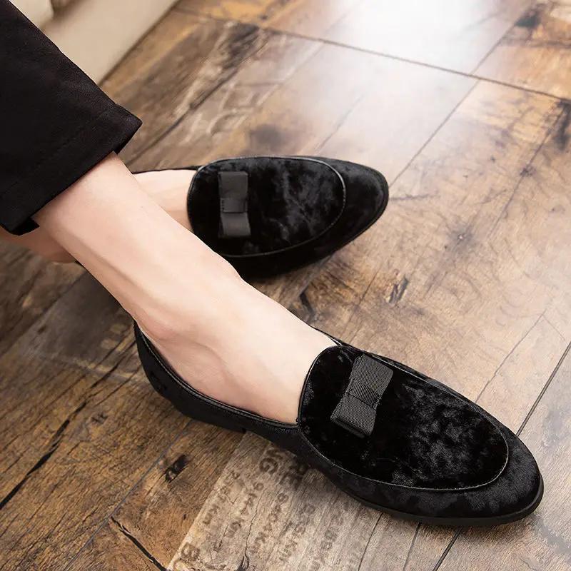 Мода 2024 года, мужская повседневная обувь с острым носком, классическая, оригинальная, легальная, новая, в социальных удобных мужских кожаных туфлях