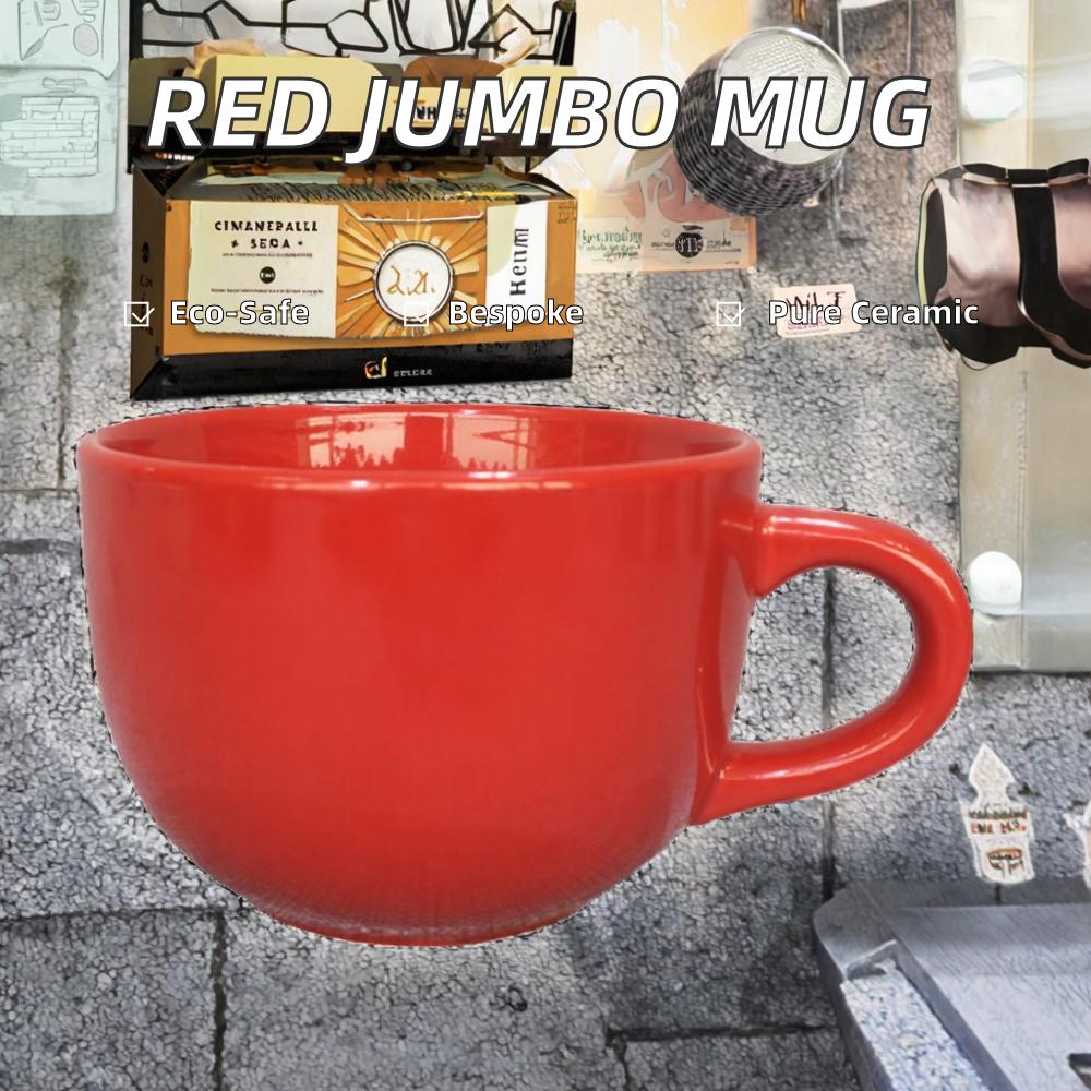 Красная керамическая кружка для супа Jumbo объемом 24 унции с индивидуальным дизайном 24 керамических тарелки Набор Экологичный для использования в пищевых целях