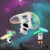 Creative Mini Astronaut Drone Cartoon Spaceman Induction Flying Robot Toys with USB Charging Hand Control Helicopter Kids Gift