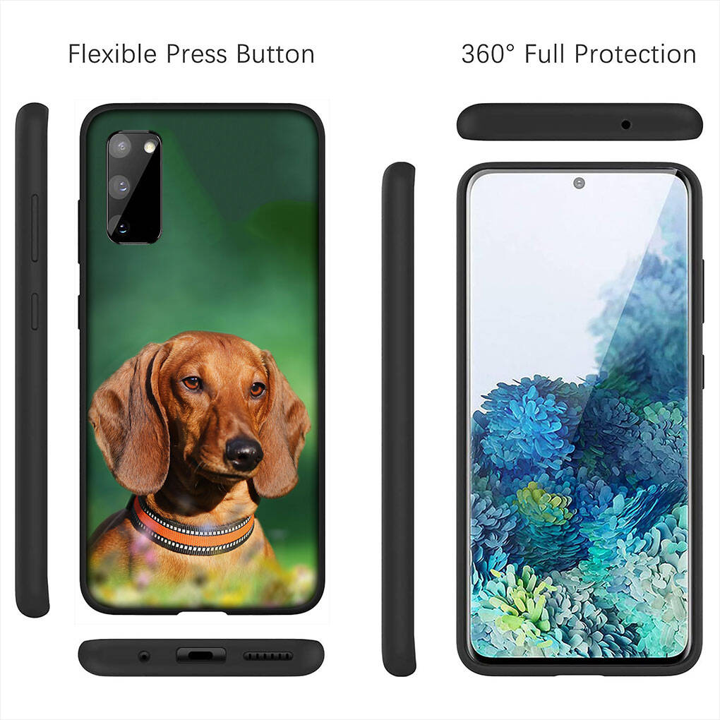 Чехол для iPhone 17 16 15 Xiaomi Poco Redmi Note 14 13 12 11 Pro Max 9 16e Samsung Galaxy S25 S24 S23 14C A56 OPPO Huawei Чехол для телефона с таксой