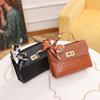Scarf Small Square Bag New Mobile Phone Bag Crossbody Bag Diamond Chain Shoulder Bag Women's Handbag