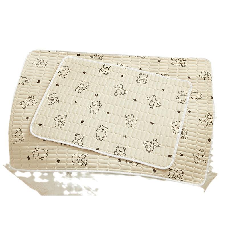 Премиальный трикотажный хлопковый пятислойный непромокаемый и нескользящий коврик для детской коляски, впитывающий и водонепроницаемый для ухода за больными