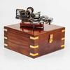 Brass Sextant with Decorative Anchor Inlaid Rosewood Storage Wooden Box | Exclusive Decor Gifts |