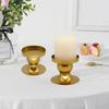 Round Shaped Candle Support Tray Decorative Iron Candle Stand Collection Practical Candle Stand Round Candlesticks