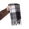 2025 new high-end retro plaid scarf women's autumn and winter soft waxy warm imitation cashmere scarf shawl