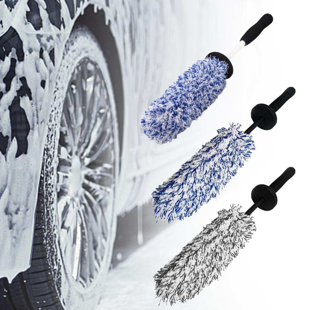 Щетка для колес, щетка для чистки автомобильных дисков, щетка с ультратонкими волокнами, щетка для чистки ступицы автомобильного колеса, инструмент для чистки ступицы колеса автомобиля, велосипеда, грузовика