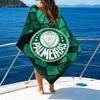 Beach Towel with SE Palmeiras logo Pattern - soft,absorbent,machine washable Lightweight&Modern,swimming,Travel Essentials