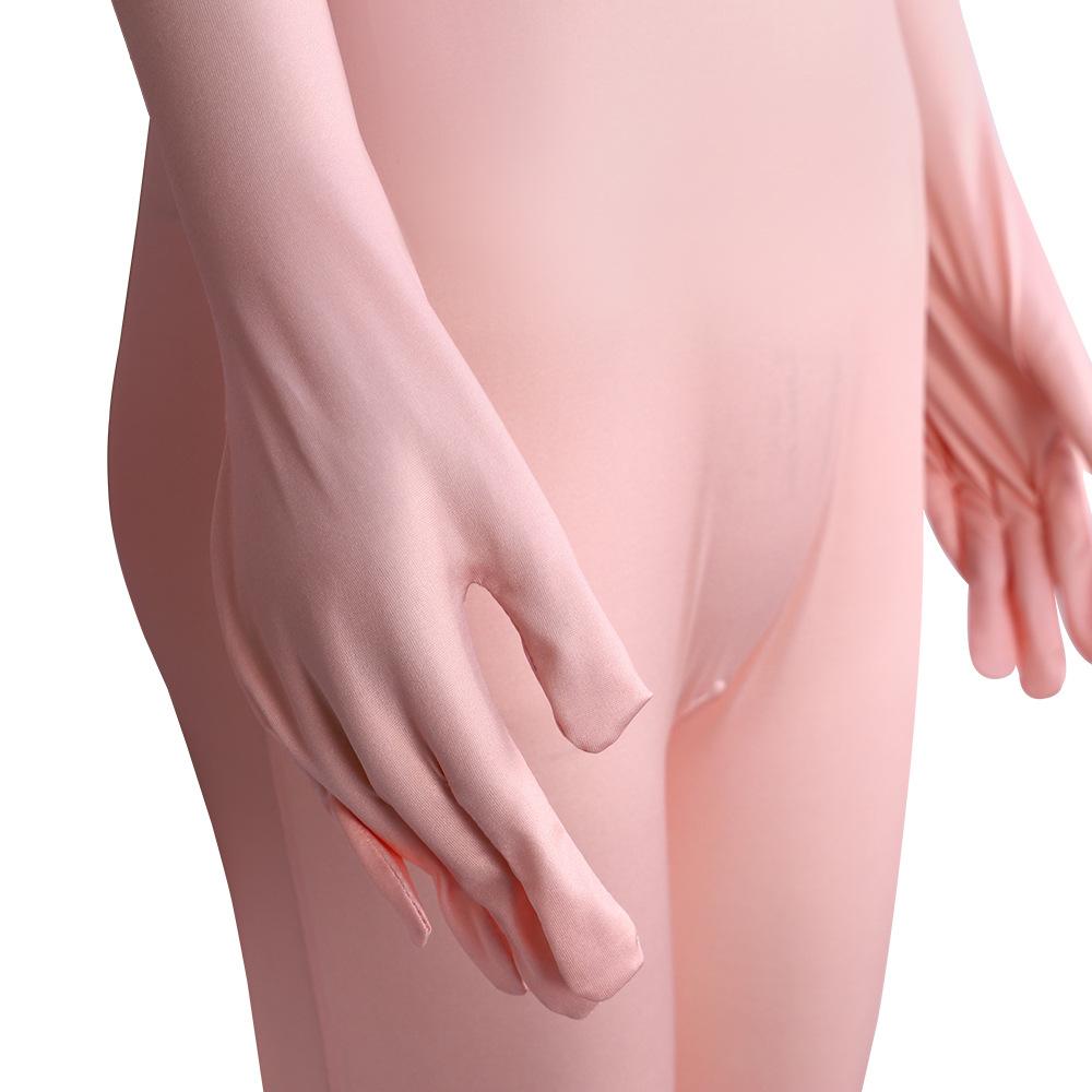 Однотонный женский комбинезон Zentai с закрытыми руками и ногами, цельный, для сценических выступлений, косплея, разные цвета