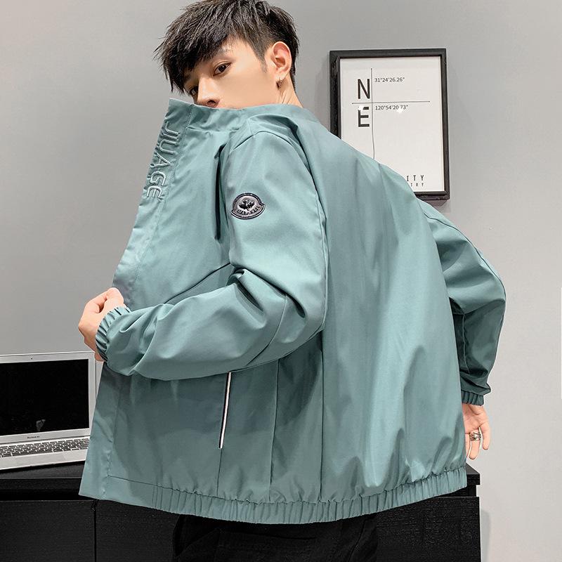 Мужское пальто осень-зима новая корейская версия трендовой осенней куртки бейсбольная повседневная весенне-осенняя куртка