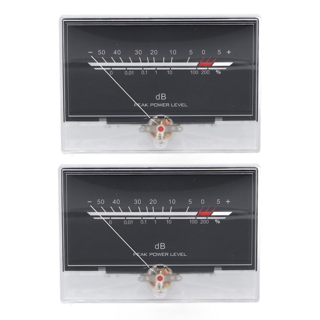 VU Meter High Accuracy Adjustable Backlight Power Amplifier Level Meter with Driver Board for DIY