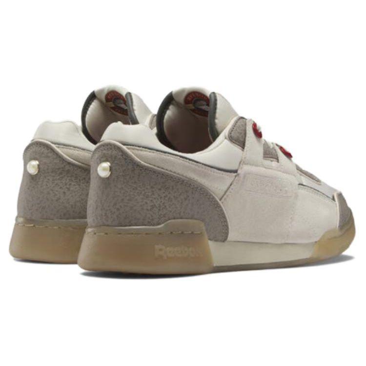 Reebok Кроссовки Workout Plus Унисекс Винтажные Коричнево-бежевый Красный IE6810
