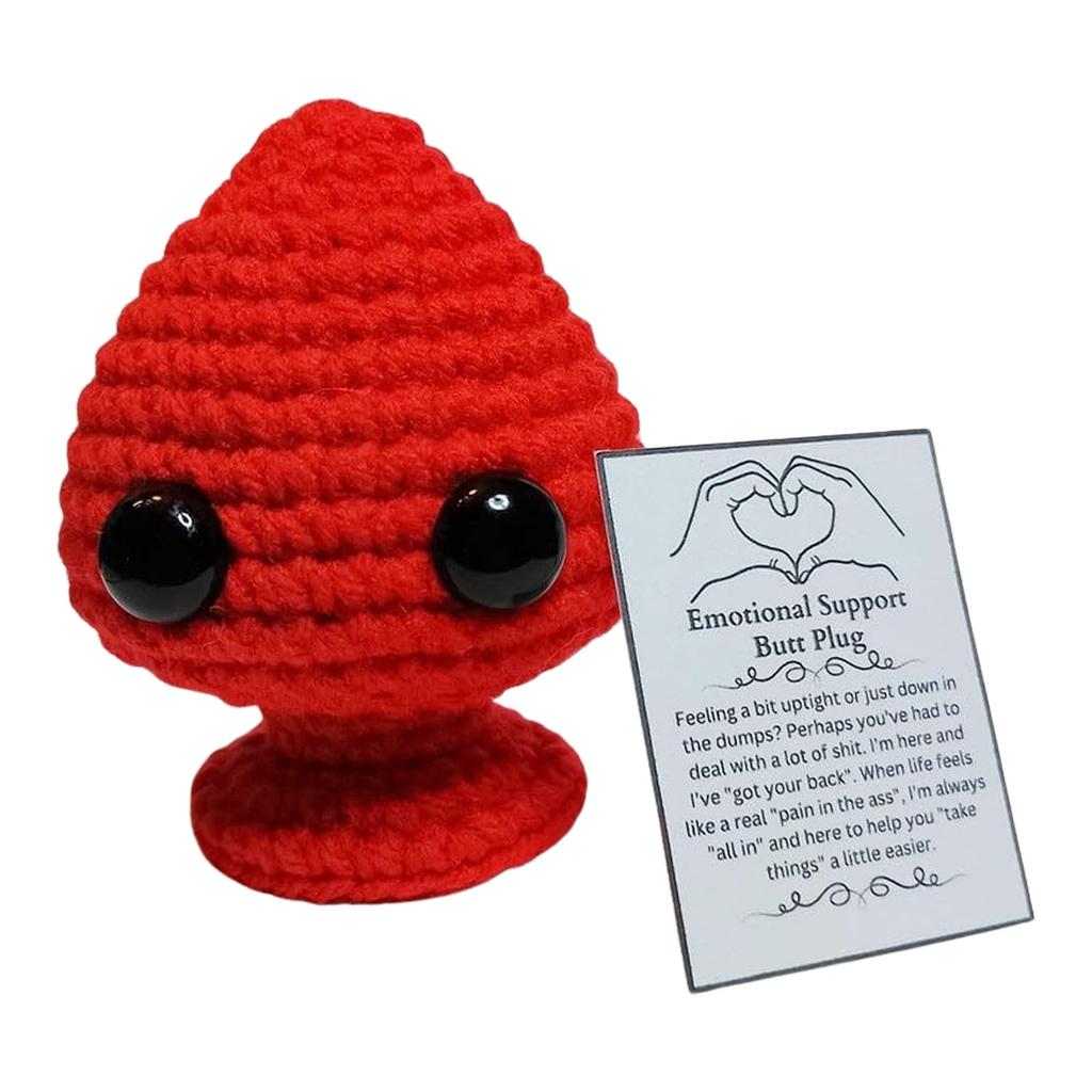 Hand-Crocheted Creative Cartoon Cute Ornament Stress Relief Doll