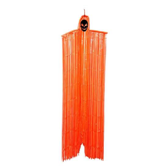 Праздничные Призрачные Украшения для Дверного Проема, Подвесное Украшение на Хэллоуин, Жуткий Дьявольский Кулон с Длинной Бахромой, Декор для Входной Двери, Жуткое Лицо,