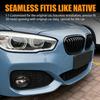 Передний Бампер Решетка Радиатора "Ноздри" Гоночные Решетки Для BMW 1 Серии F20 F21 2015-2019 Замена Одиночные Двойные Ламели Глянцевый Черный