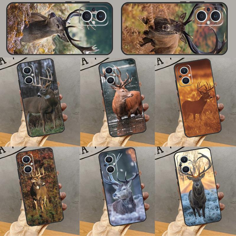 Deer Hunting Camo Case For OPPO Reno 13F 13 12 12F 11 11F 8T 7 8 10 Pro OPPO Find X8 Pro X6 X3 X5 Lite Cover