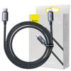 Baseus Crystal USB-C To Lightning Cable, 20W, PD, 1.2M (Black)