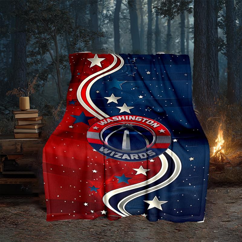 Washington basketball Stars Blanket Flannel Throw for Sofa, Travel, Camping, Livingroom, Office, Chair and Bed Soft and Warm Holiday gifts