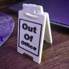 Segnaletica Divertente per Scrivania d'Ufficio - "Caffè, Poi Lavoro" "Occupato" Decorazione Desktop per Ufficio in Casa, Unisex, Regalo per Collega, Multifunzionale