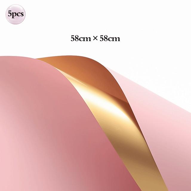 5 шт./лот, оберточная бумага для букета, День святого Валентина, свадебная оберточная бумага с розами и цветами, ленты для упаковки цветов на день рождения