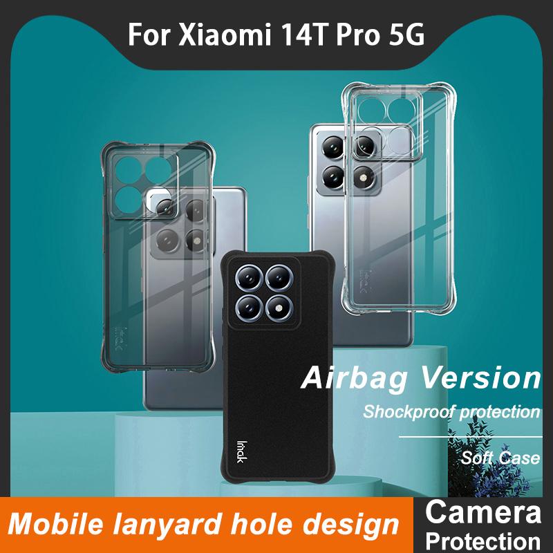 Для Xiaomi 14T Pro 5G Чехол для телефона IMAK Ударопрочный мягкий чехол