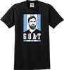 Футболка для детей Messi GOAT Greatest Of All Time 10 (S-L)